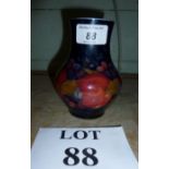 A Moorcroft 'Pomegranate' design vase Sh