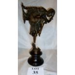 A 20c Art Deco style bronze of a dancing