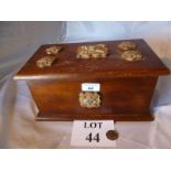 A late Victorian Sailor's ditty box,