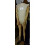 An old wooden mannequin est: £70-£90