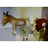 A Beswick model of a bull 'Ch.