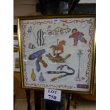 A framed and glazed coloured print for Liberty of London est: £20-£30