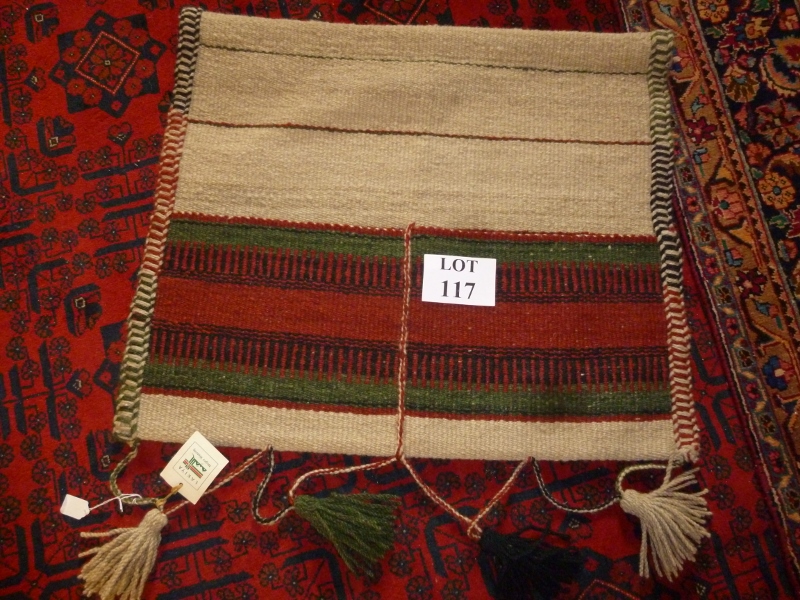 A Bedouin Lakiya Negev wool weaving sadd