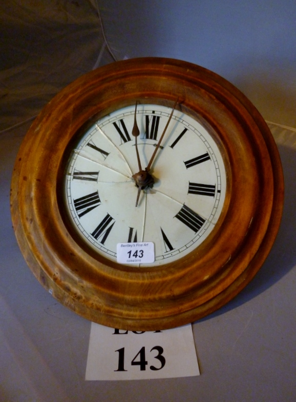 A circular wall dial (a/f) est: £15-£25