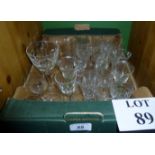 A quantity of drinking glasses est: £20-