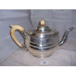 County Cork Irish silver teapot with ivo
