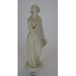 A Copeland Parian Classical figurine entitled 'Beatrice' designed by Edgar Papworth c.