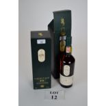 Two bottles of Lagavulin malt whisky 16 years old boxed (one opened) est: £40-£60 (K2)