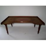 A mahogany bedside tray table est: £30-£50 (BG3)