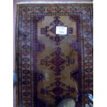 A Balouch rug (1.35 x 0.