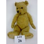 A vintage golden mohair Teddy bear est: £30-£50 (A1)