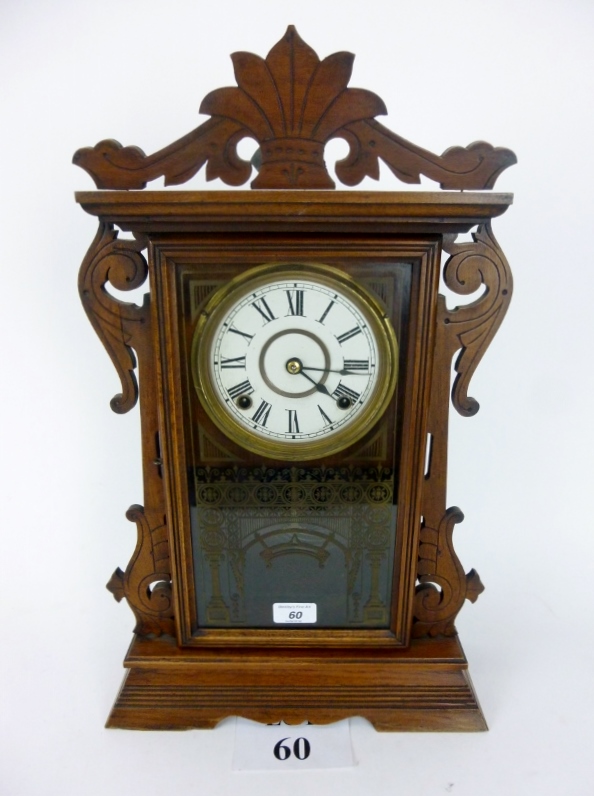 An American Seth Thomas Clock Co walnut