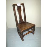 A 17c elm country chair in need of some