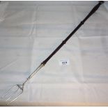 A Georgian toasting fork (handle repaire