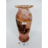 A large decorative French glass vase est