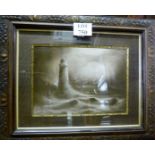 A framed and glazed print of Eddystone L