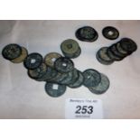A collection of 30 Chinese coins est: £40-£50