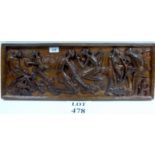 An ethnic carved wooden panel et: £15-£25 (AF5)