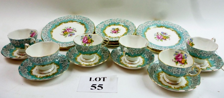 Twenty four pieces of Royal Albert china 'Enchantment' pattern est: £25-£40 (A3)