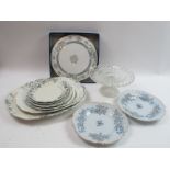 A Royal Worcester boxed cake plate;