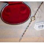 A 9ct gold Smith's fifteen jewel ladies wristwatch boxed est: £70-£100