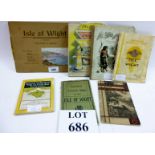 A collection of volumes relating to the Isle of Wight;