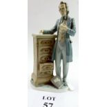A large Lladro figurine gentleman with chest est: £40-£60 (A3)