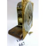 A long case clock 8 day movement the brass and silvered dial engraved 'Rob b Roe Winton' est: