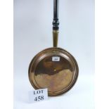 An early 19th century copper warming pan est: £15-£25 (C)