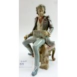 A Lladro Beethoven limited edition figurine Batch No: 5339 No: 255 (certificate with auctioneer)