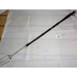 A Georgian toasting fork (handle repaire