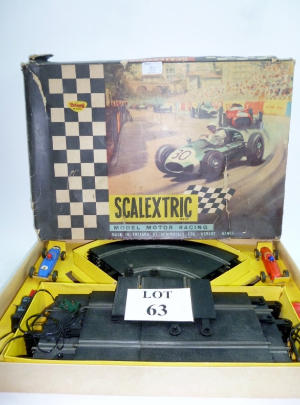 A boxed old Scalextric set est: £40-£60