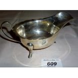 A silver sauce boat Sheffield 1959 est: