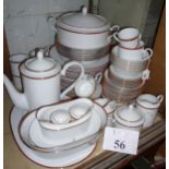 A Noritake 'Shiraz' part dinner tea and coffee set approx 68 pieces est: £40-£60 (H)