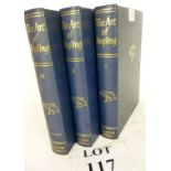 The Art of Angling set of three hardback Volumes by Arthur Kenneth Mansfield c1958 est: £25-£50