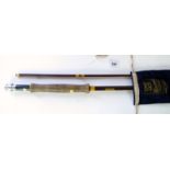 Hardy cased two section Jet 9 fishing rod est: £70-£100