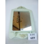 A painted wall mirror est: £10-£20 (E)