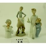 Three Lladro figurines est: £30-£50 (A2)