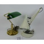 Two desk lamps (a/f) est: £30-£50 (G1)