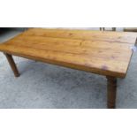 A large solid pine kitchen farmhouse tab