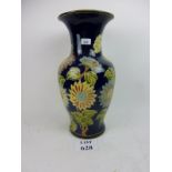 A large decorative Oriental pottery balu