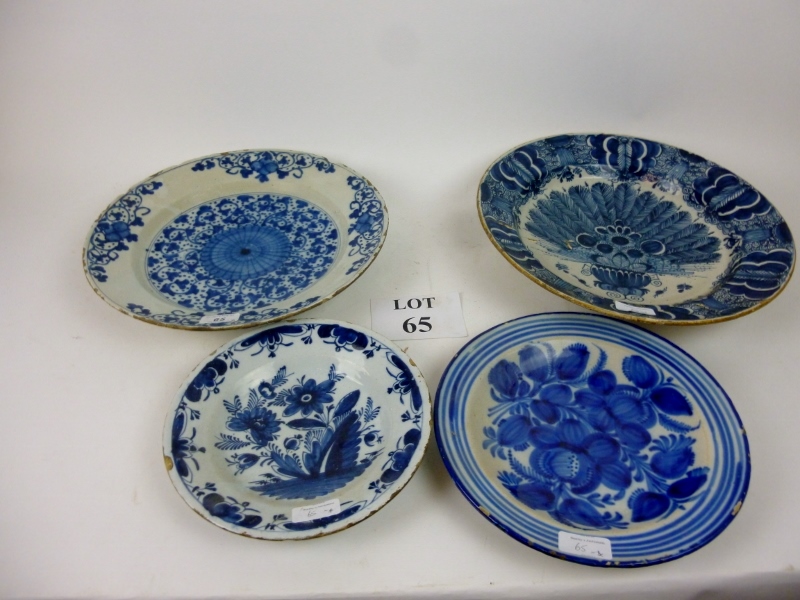 A mid 18th century Dutch Delft charger d