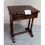 A Victorian mahogany ladies vanity table