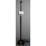 A 20c ornate brass telescopic standard l