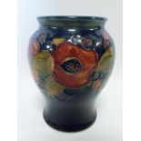 Moorcroft 1930's baluster vase in the Pomegranate pattern approx 14.