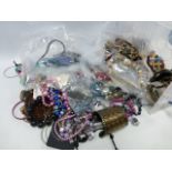 Collection of assorted costume jewellery.