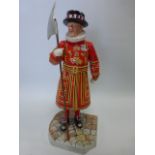 Royal Doulton figure of a 'Beefeater' from the Iconic London series HN5362.