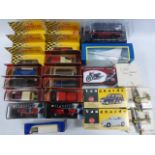 A collection of twenty three assorted die-cast vehicles including two boxed Tonka Spitfire &