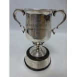 Royal interest - Elkington Agricultural Trophy Cup 'The Silcock Perpetual Challenge Cup' hallmarked