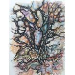 JOHN A BLAKEY - mounted watercolour titled "The Tree of Life" signed & dated 74,